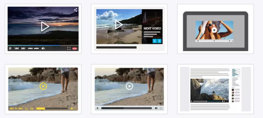 Video players templates